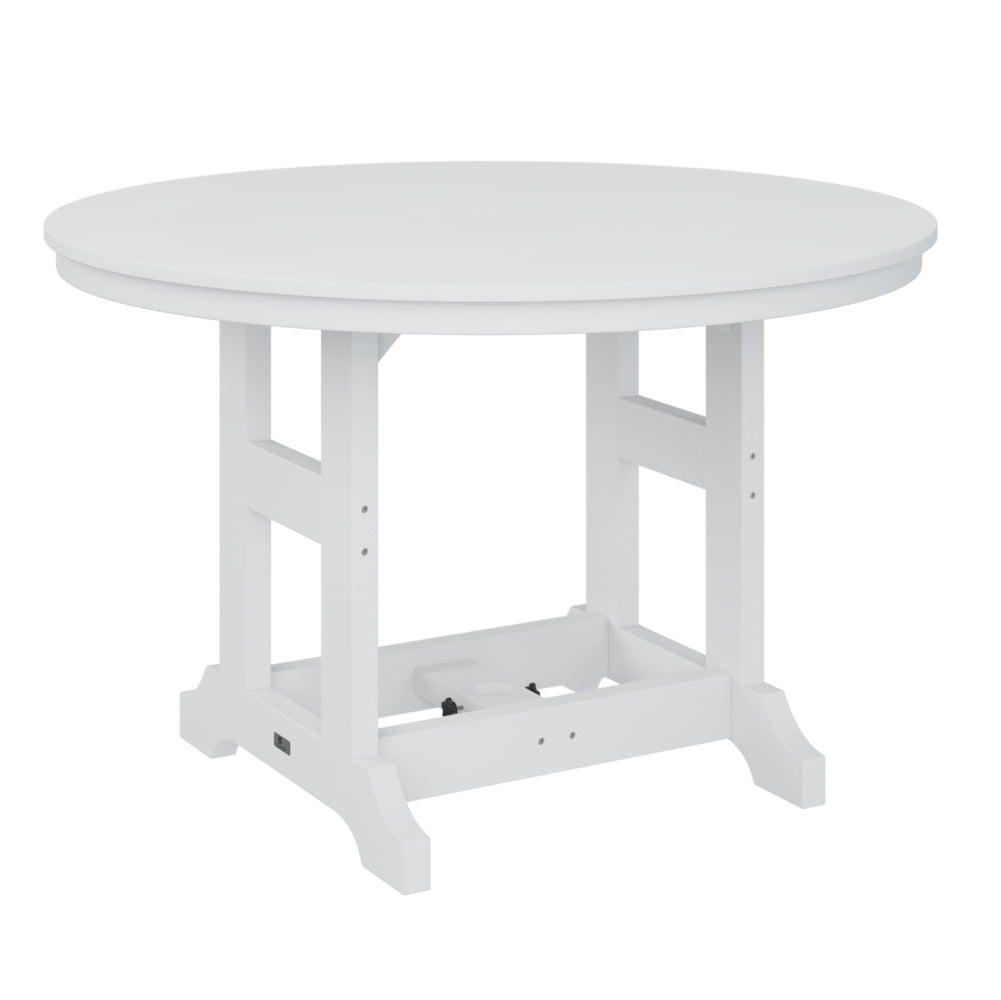 Berlin Gardens Garden Classic Outdoor Poly Lumber Round Bar Table