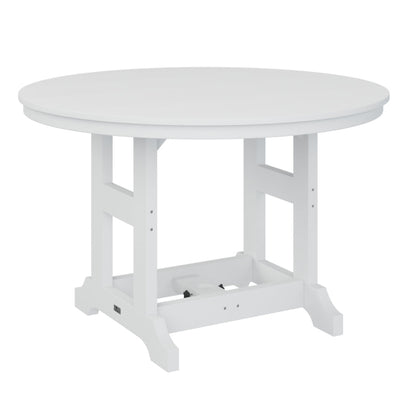 Berlin Gardens Garden Classic Outdoor Poly Lumber Round Bar Table