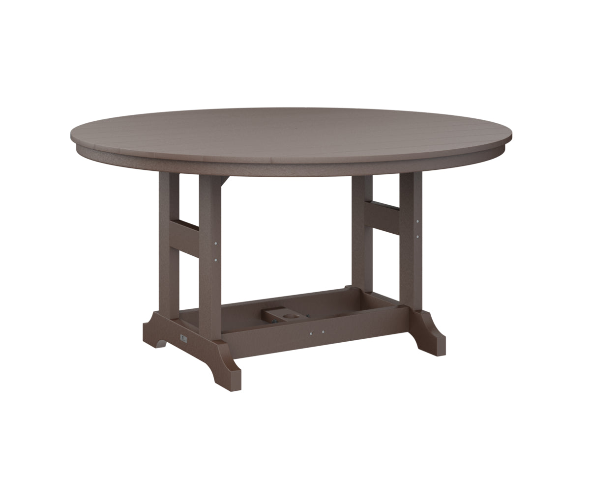 Berlin Gardens Garden Classic Outdoor Poly Lumber Round Bar Table