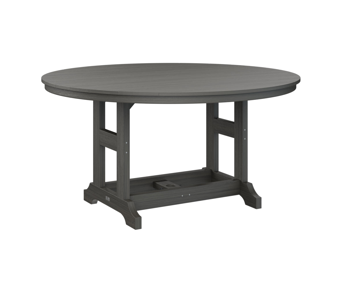 Berlin Gardens Garden Classic Outdoor Poly Lumber Round Bar Table