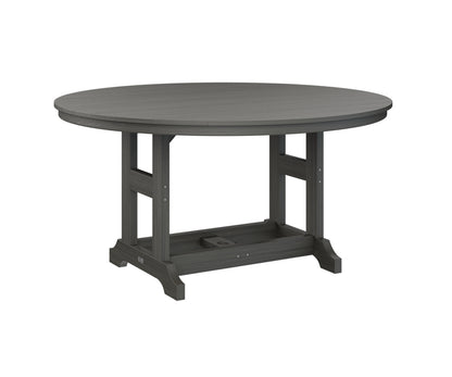 Berlin Gardens Garden Classic Outdoor Poly Lumber Round Bar Table