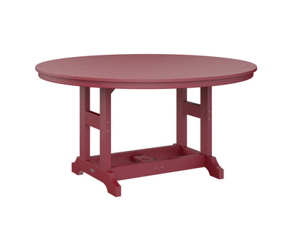 Berlin Gardens Garden Classic Outdoor Poly Lumber Round Bar Table