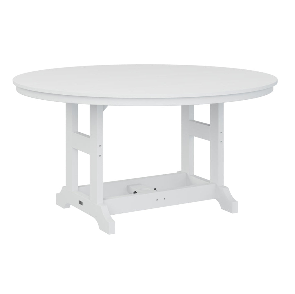 Berlin Gardens Garden Classic Outdoor Poly Lumber Round Bar Table