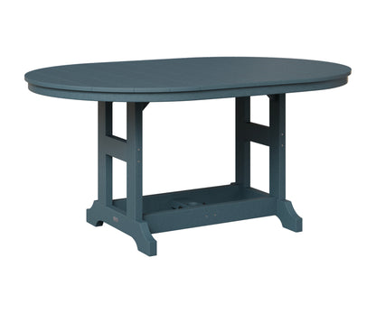 Berlin Gardens Garden Classic Outdoor Poly Lumber 64″ Oblong Dining Table