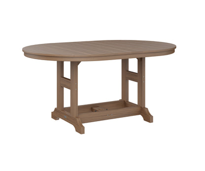 Berlin Gardens Garden Classic Outdoor Poly Lumber 64″ Oblong Counter Height Dining Table