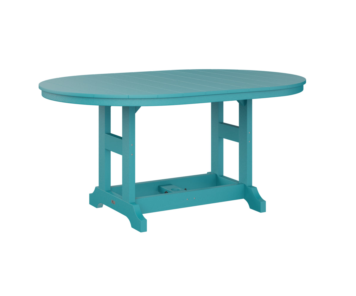 Berlin Gardens Garden Classic Outdoor Poly Lumber 64″ Oblong Dining Table