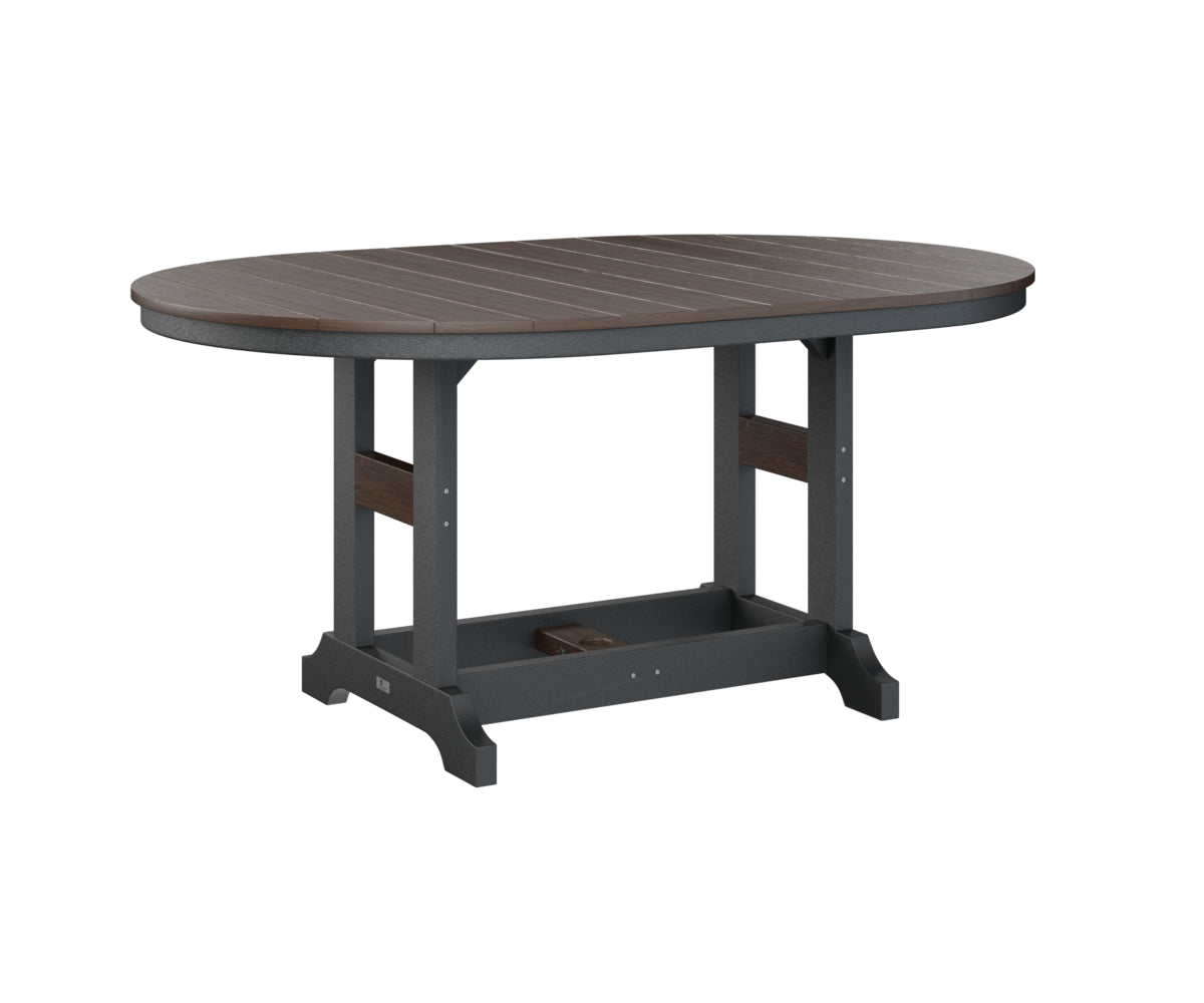 Berlin Gardens Garden Classic Outdoor Poly Lumber 64″ Oblong Dining Table