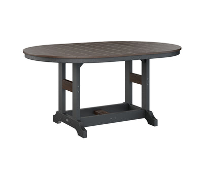 Berlin Gardens Garden Classic Outdoor Poly Lumber 64″ Oblong Counter Height Dining Table