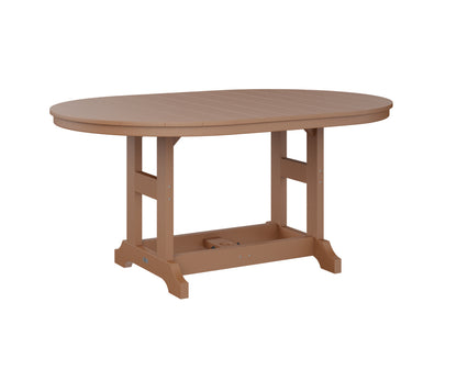 Berlin Gardens Garden Classic Outdoor Poly Lumber 64″ Oblong Bar Table