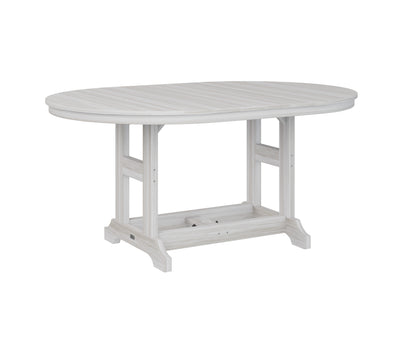 Berlin Gardens Garden Classic Outdoor Poly Lumber 64″ Oblong Counter Height Dining Table