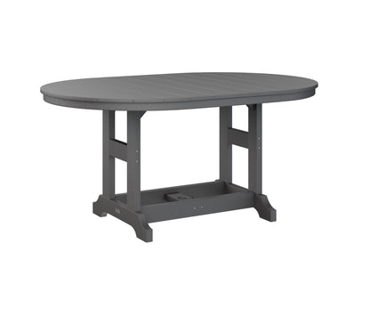 Berlin Gardens Garden Classic Outdoor Poly Lumber 64″ Oblong Counter Height Dining Table