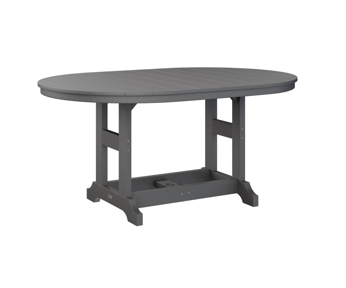Berlin Gardens Garden Classic Outdoor Poly Lumber 64″ Oblong Dining Table
