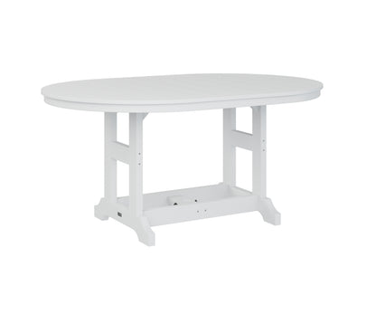 Berlin Gardens Garden Classic Outdoor Poly Lumber 64″ Oblong Counter Height Dining Table