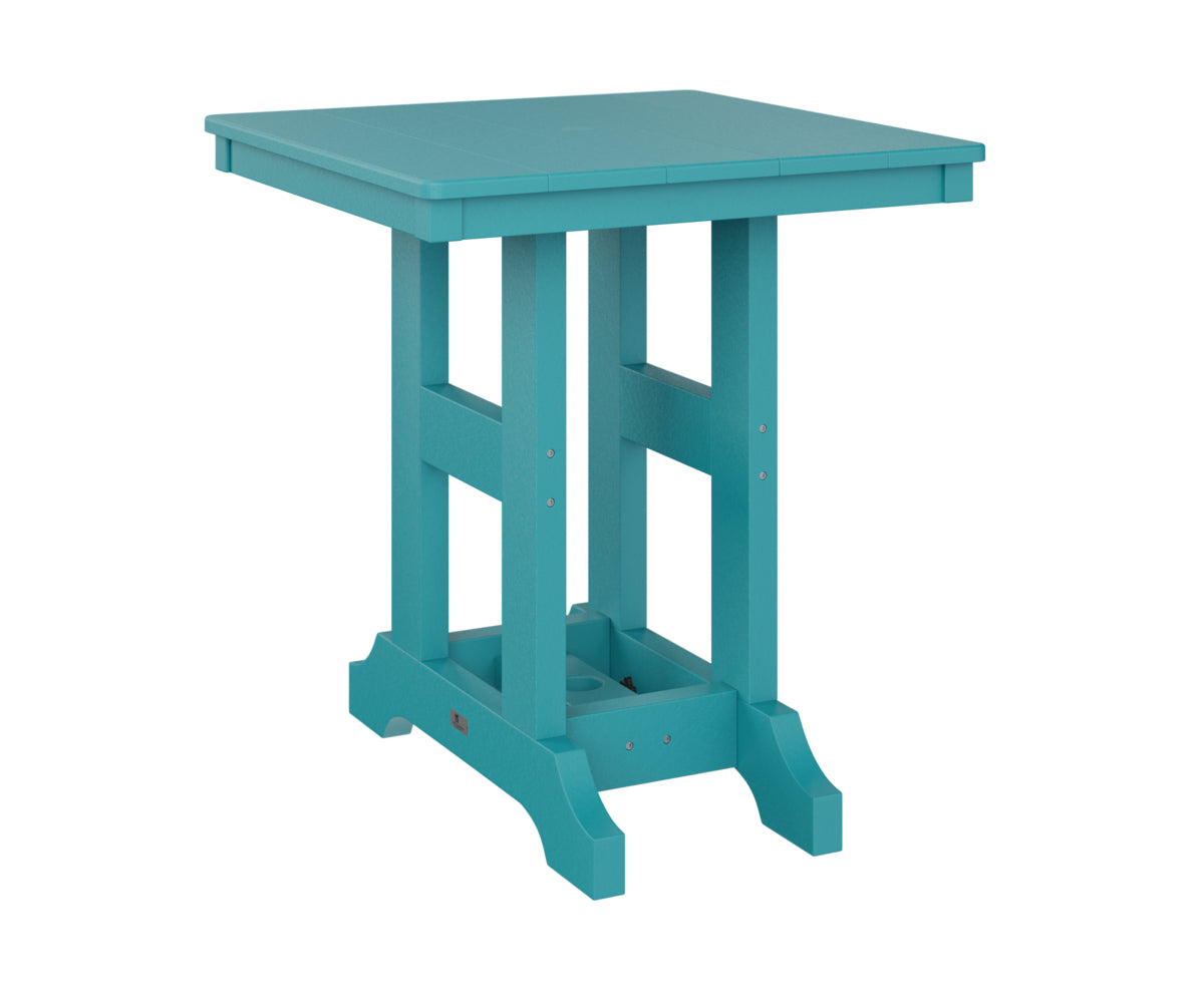 Berlin Gardens Garden Classic Outdoor Poly Lumber Square Bar Table