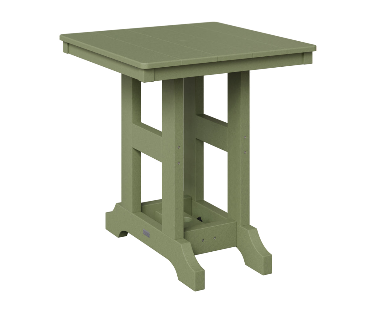 Berlin Gardens Garden Classic Outdoor Poly Lumber Square Bar Table