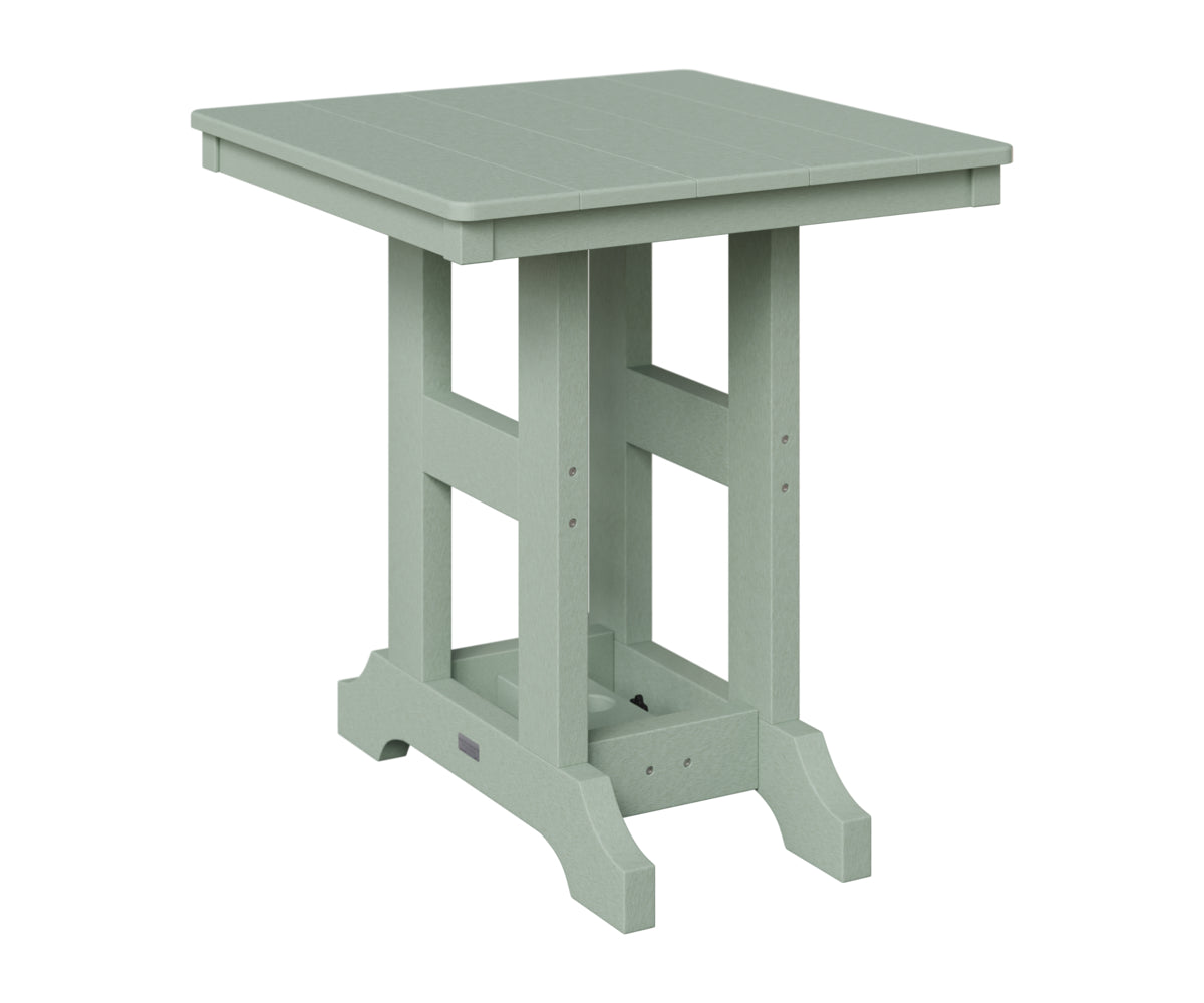 Berlin Gardens Garden Classic Outdoor Poly Lumber Square Bar Table