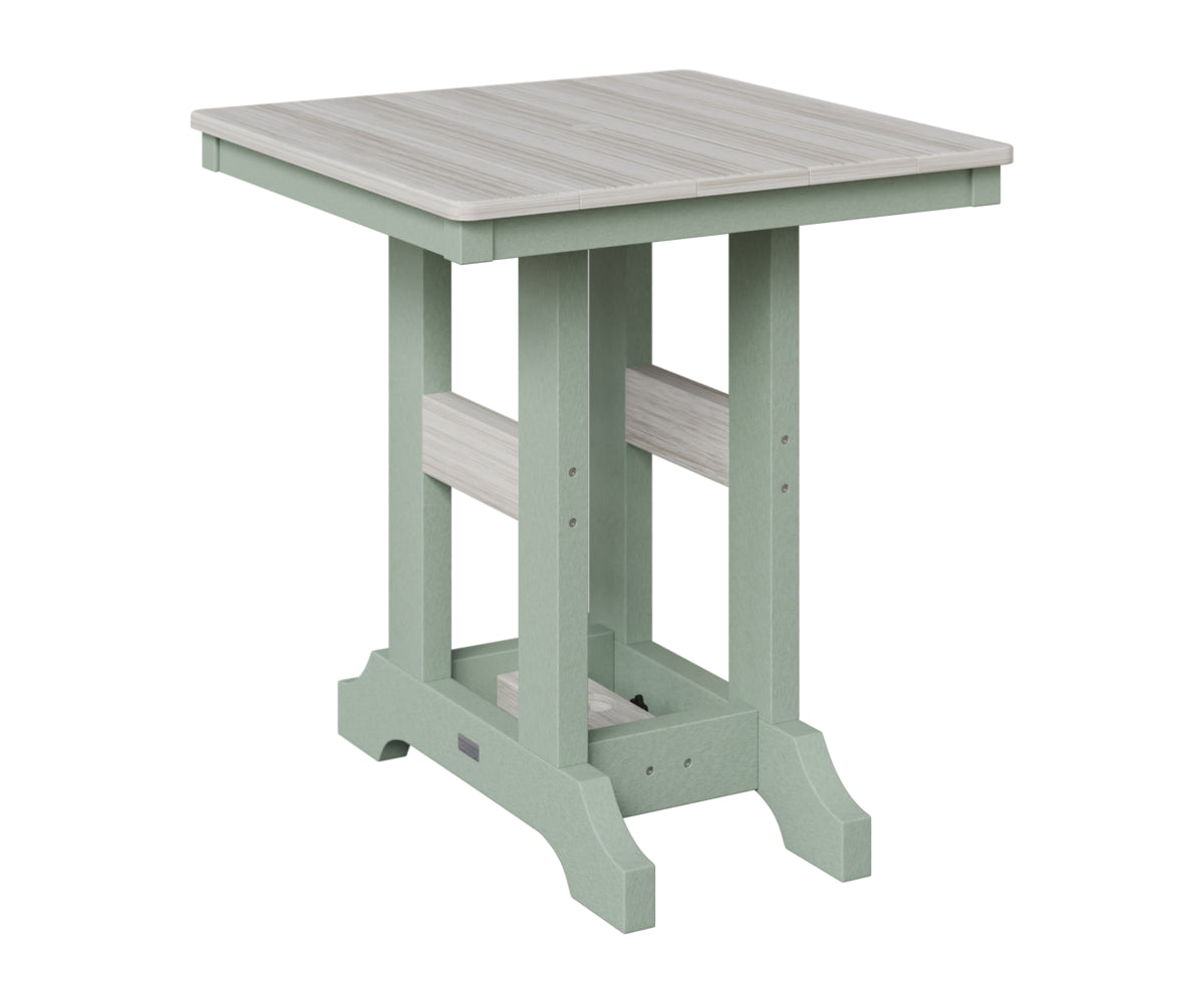 Berlin Gardens Garden Classic Outdoor Poly Lumber Square Bar Table