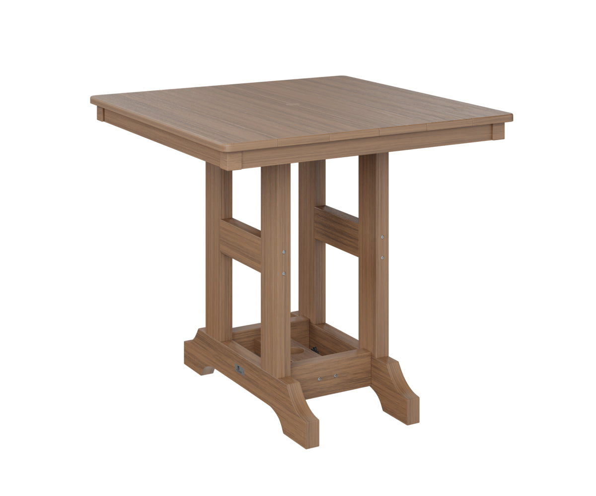 Berlin Gardens Garden Classic Outdoor Poly Lumber Square Bar Table