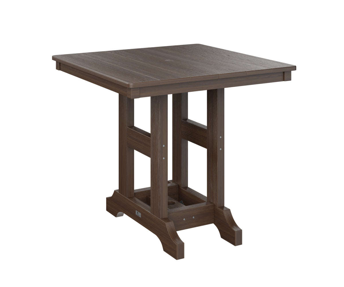 Berlin Gardens Garden Classic Outdoor Poly Lumber Square Counter Height Dining Table