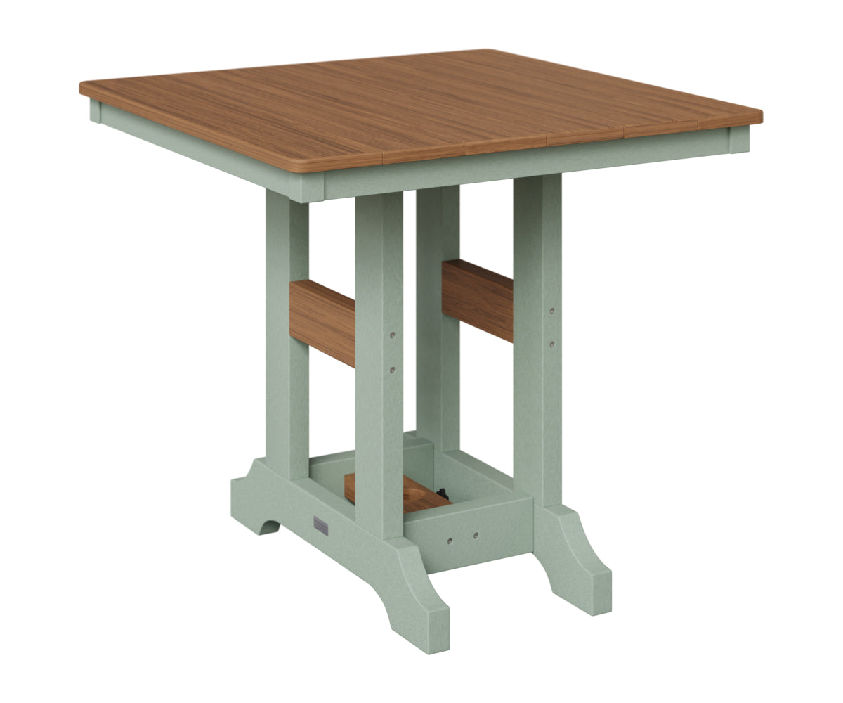Berlin Gardens Garden Classic Outdoor Poly Lumber Square Counter Height Dining Table