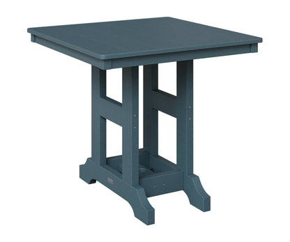 Berlin Gardens Garden Classic Outdoor Poly Lumber Square Bar Table