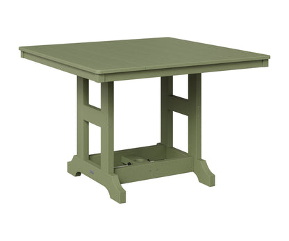 Berlin Gardens Garden Classic Outdoor Poly Lumber Square Bar Table