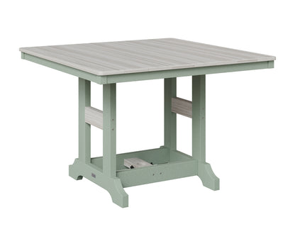 Berlin Gardens Garden Classic Outdoor Poly Lumber Square Bar Table