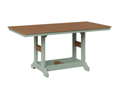 Berlin Gardens Garden Classic Outdoor Poly Lumber Rectangular Bar Table
