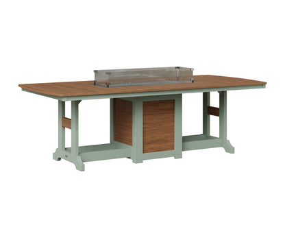 Berlin Gardens Garden Classic Outdoor Poly Lumber Fire Pit Bar Table