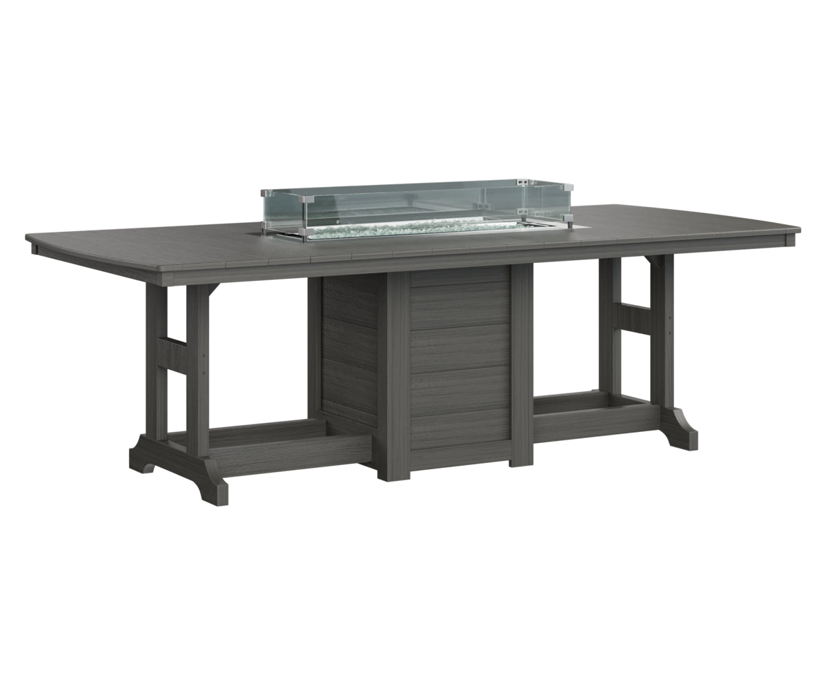 Berlin Gardens Garden Classic Outdoor Poly Lumber Fire Pit Counter Height Dining Table