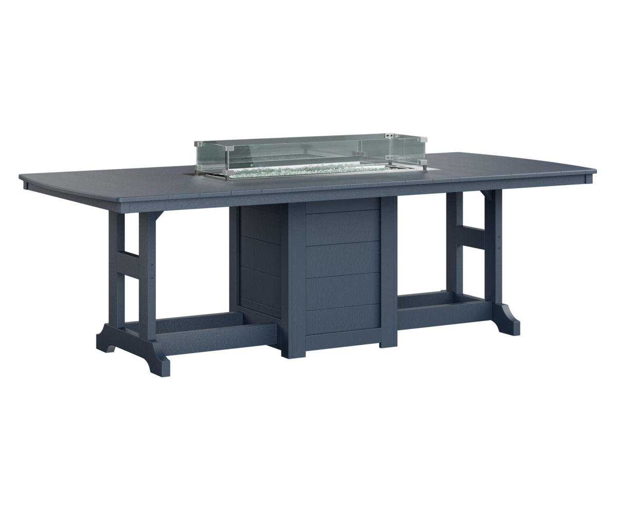Berlin Gardens Garden Classic Outdoor Poly Lumber Fire Pit Bar Table