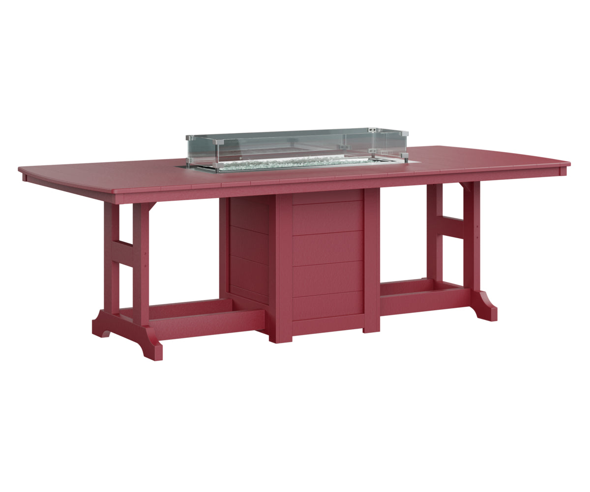 Berlin Gardens Garden Classic Outdoor Poly Lumber Fire Pit Bar Table