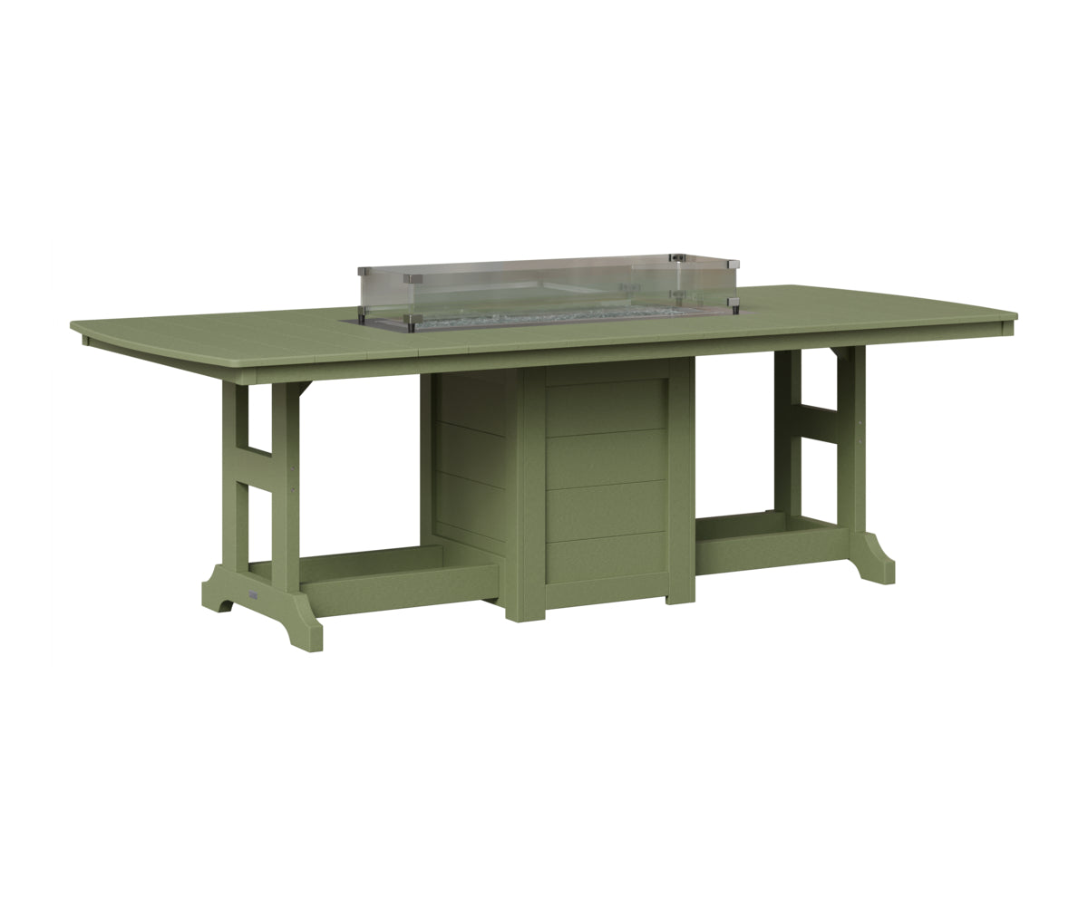 Berlin Gardens Garden Classic Outdoor Poly Lumber Fire Pit Bar Table