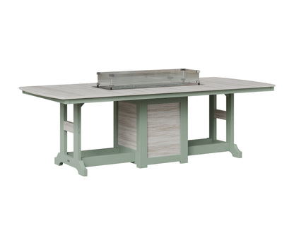 Berlin Gardens Garden Classic Outdoor Poly Lumber Fire Pit Counter Height Dining Table