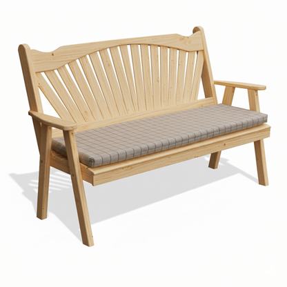 Keystone Amish Co. Sunburst Wooden Garden Bench