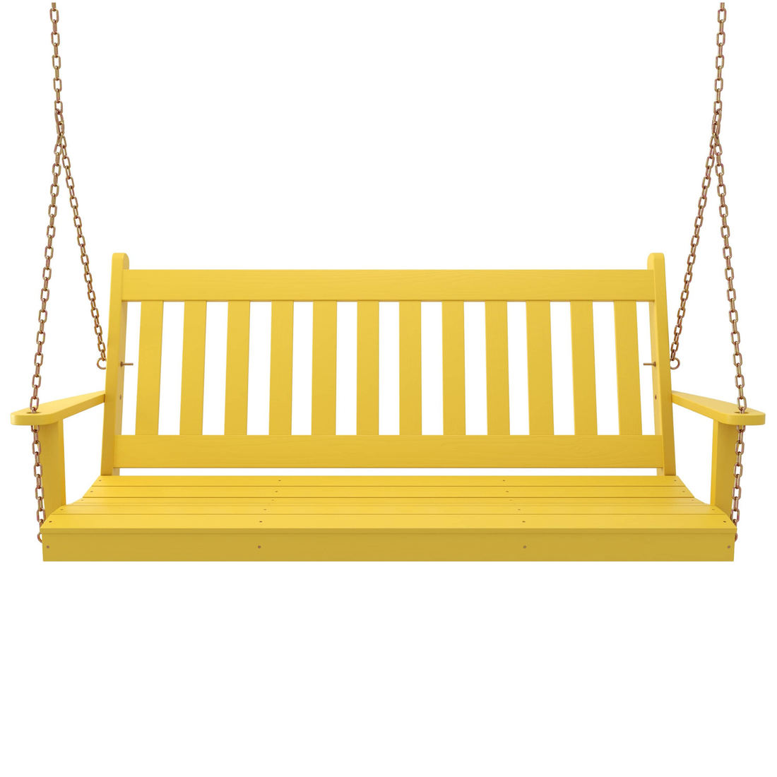 Keystone Amish Co. 4 Foot Franklin Porch Swing, Yellow