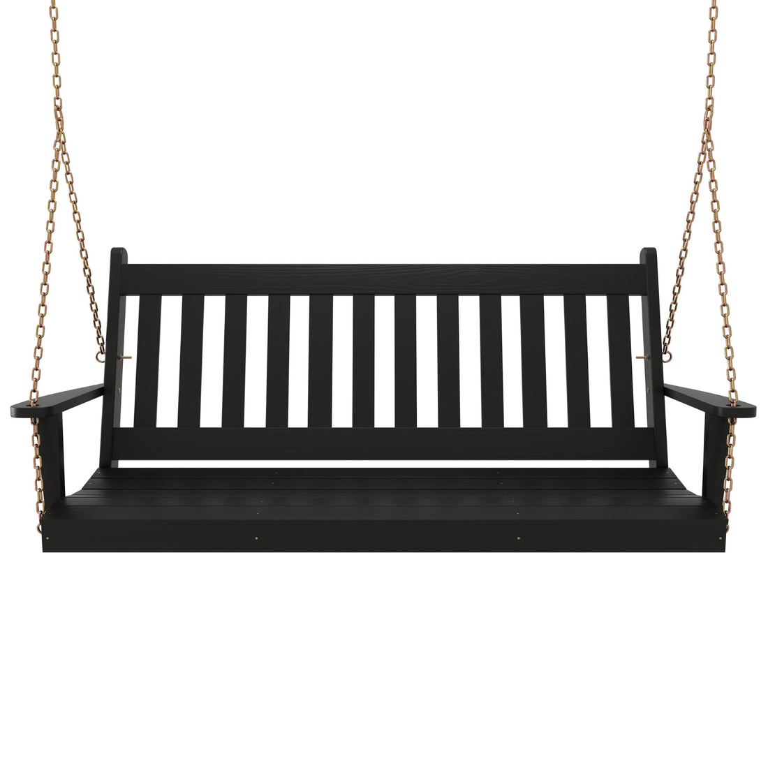 Keystone Amish Co. 4 Foot Franklin Porch Swing, Black