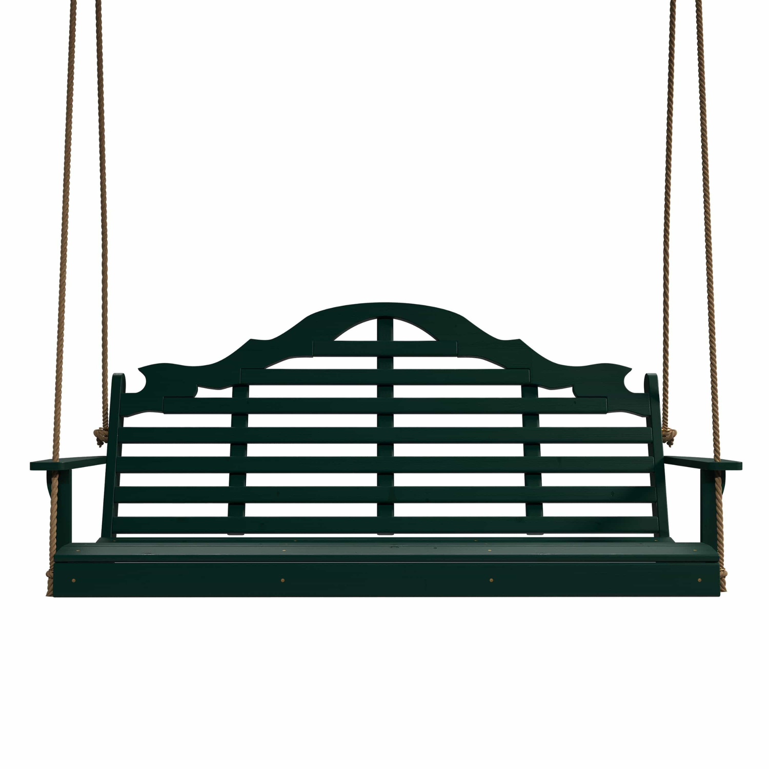 Keystone Amish Co. 4 Foot Milan Porch Swing, Dark Green