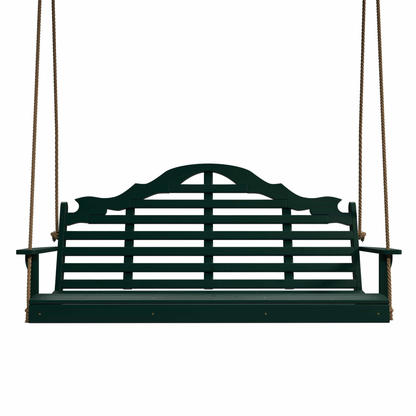 Keystone Amish Co. 4 Foot Milan Porch Swing, Dark Green