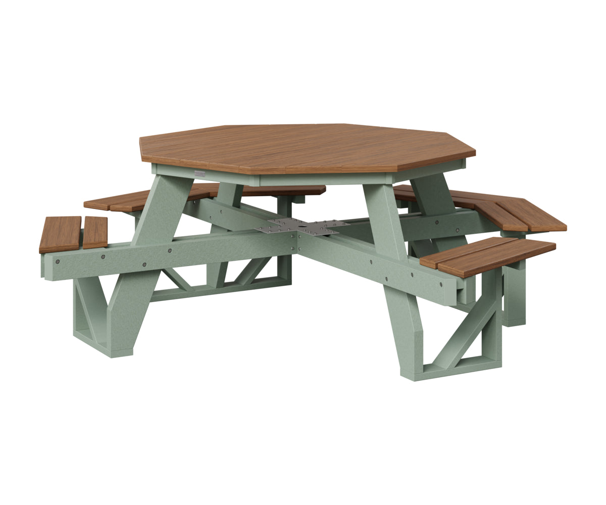 Berlin Gardens Ada Outdoor Poly Lumber Octagon Picnic Table