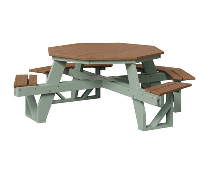 Berlin Gardens Ada Outdoor Poly Lumber Octagon Picnic Table
