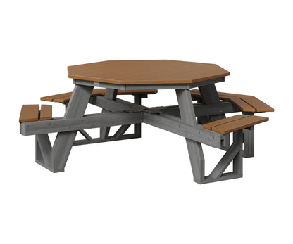 Berlin Gardens Ada Outdoor Poly Lumber Octagon Picnic Table