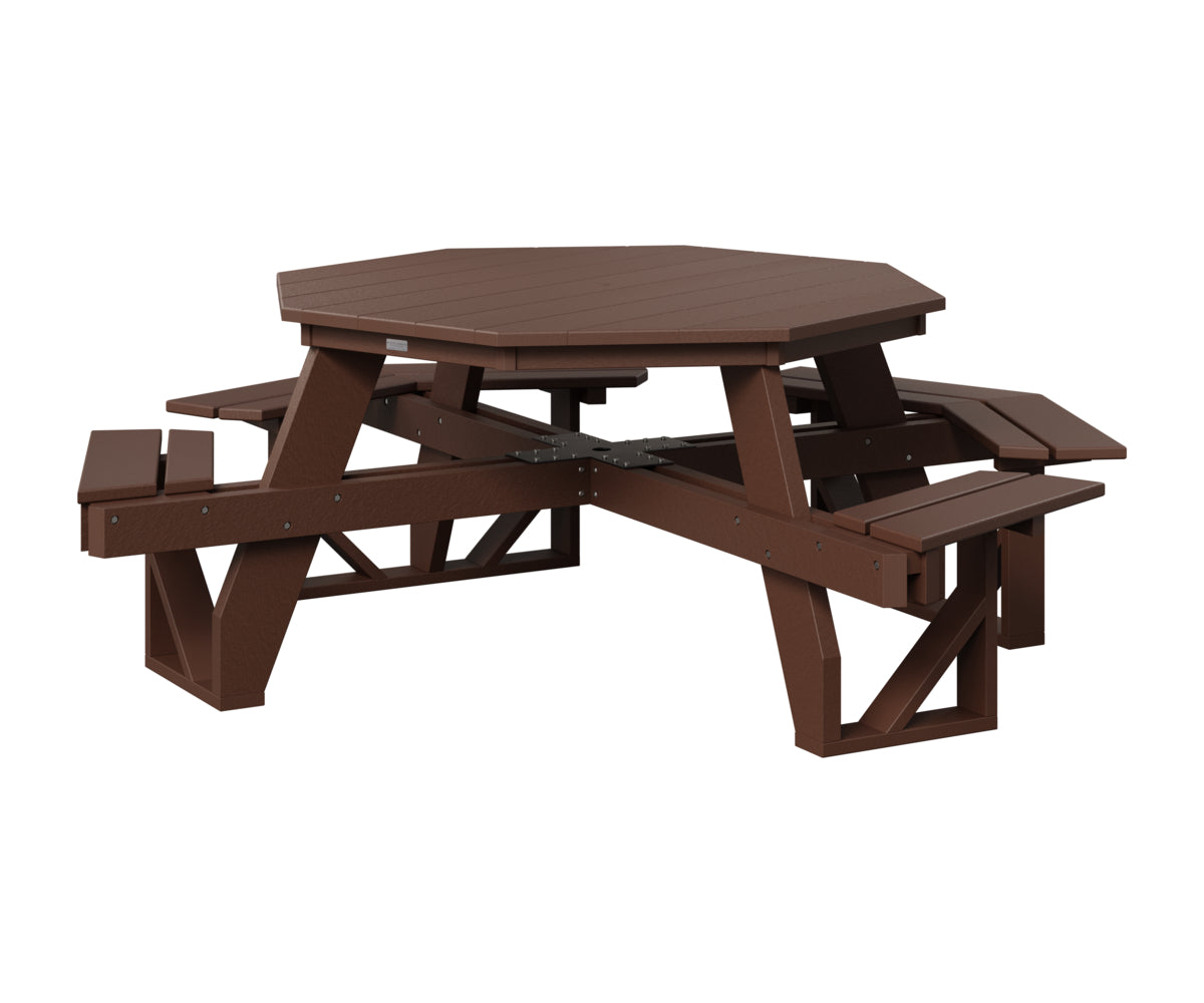 Berlin Gardens Ada Outdoor Poly Lumber Octagon Picnic Table