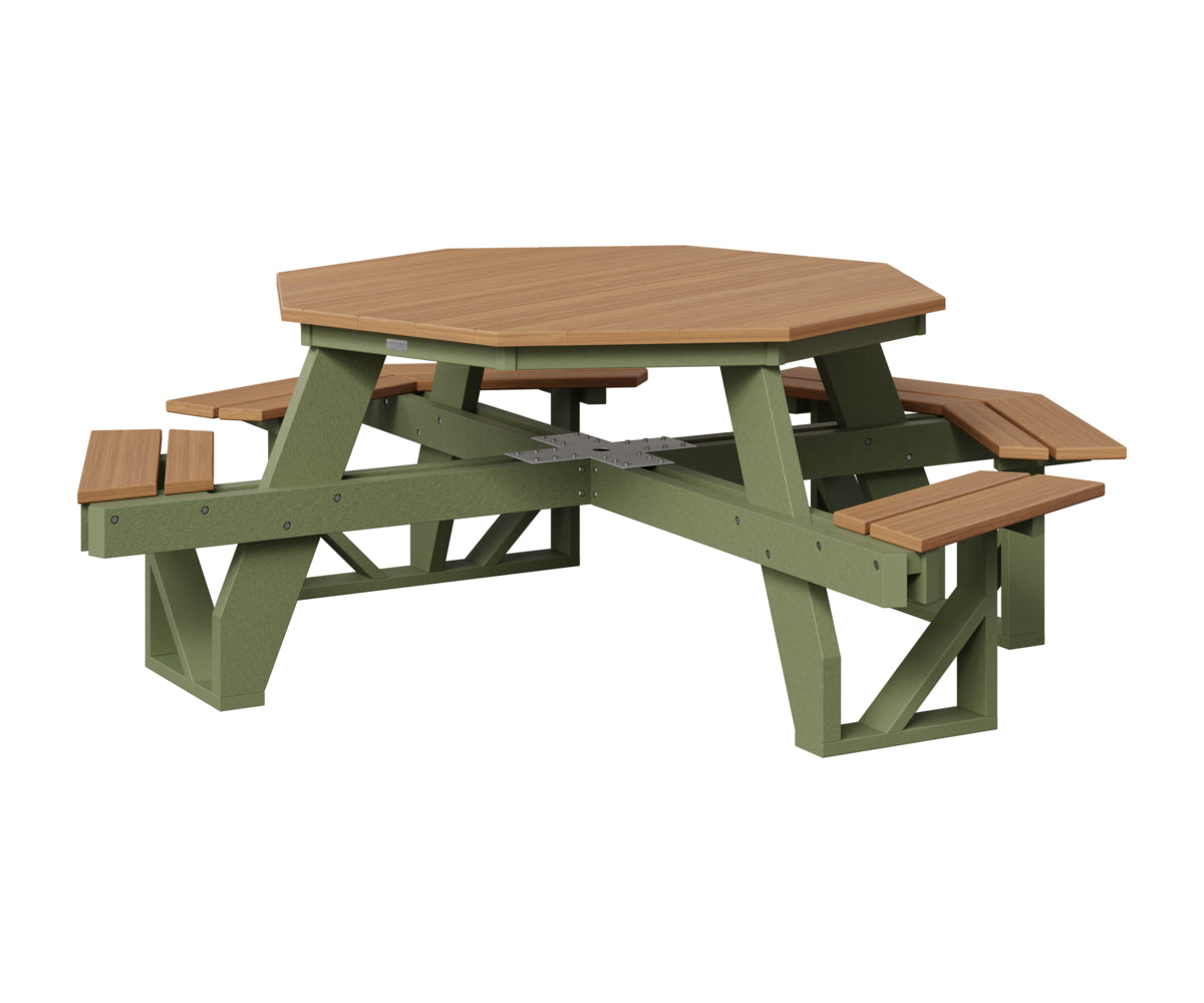 Berlin Gardens Ada Outdoor Poly Lumber Octagon Picnic Table