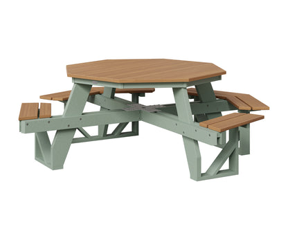 Berlin Gardens Ada Outdoor Poly Lumber Octagon Picnic Table