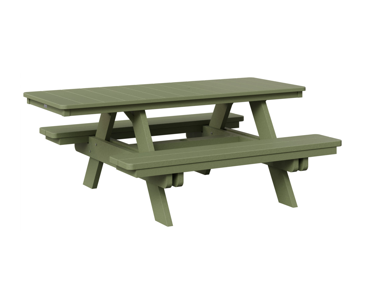 Berlin Gardens ADA Rectangular Poly Lumber Picnic Table