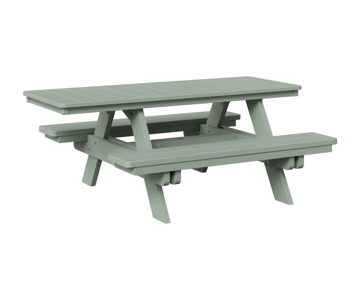 Berlin Gardens ADA Rectangular Poly Lumber Picnic Table