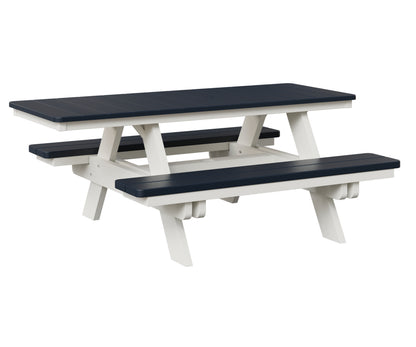Berlin Gardens ADA Rectangular Poly Lumber Picnic Table
