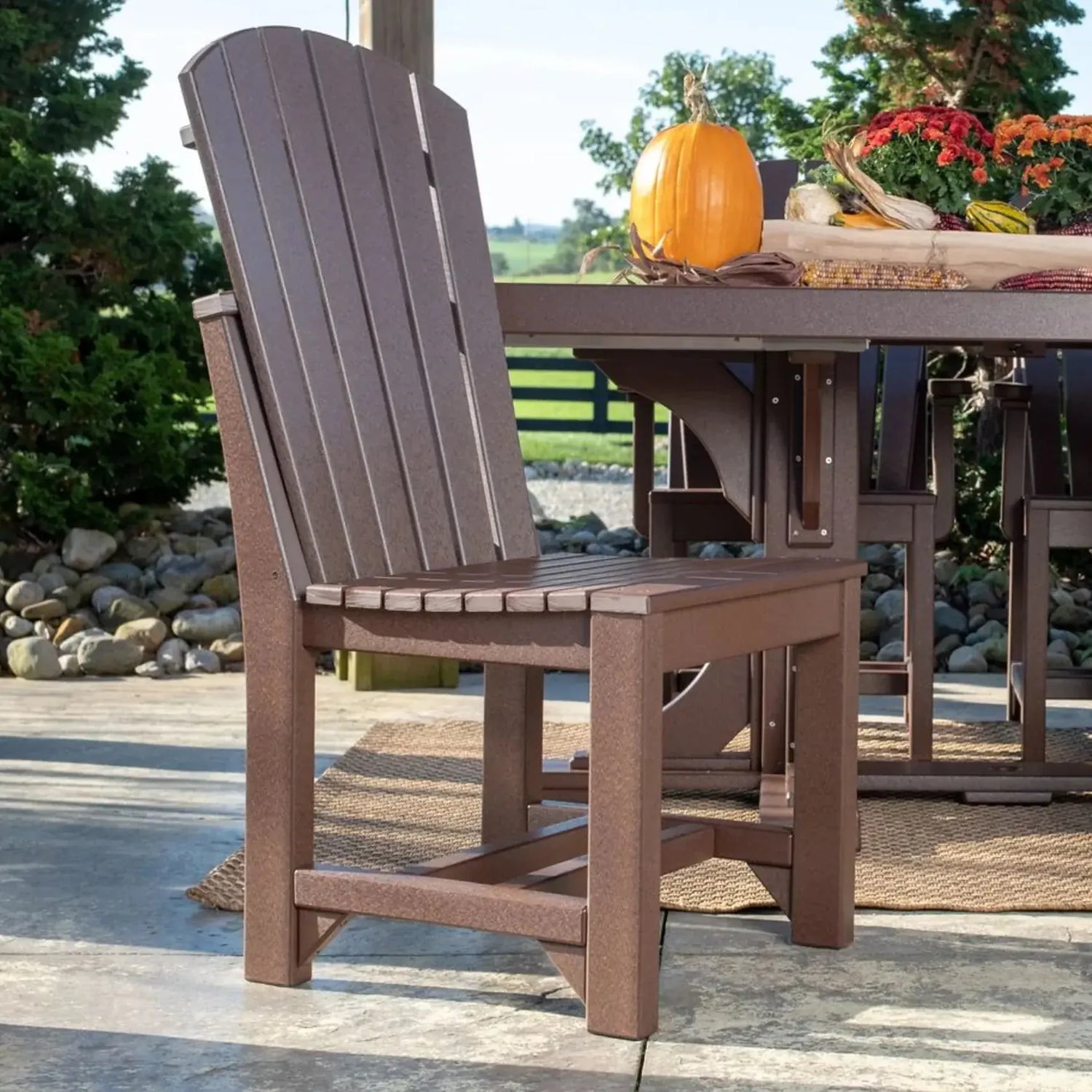 Adirondack Side Chair in Chestnut Brown