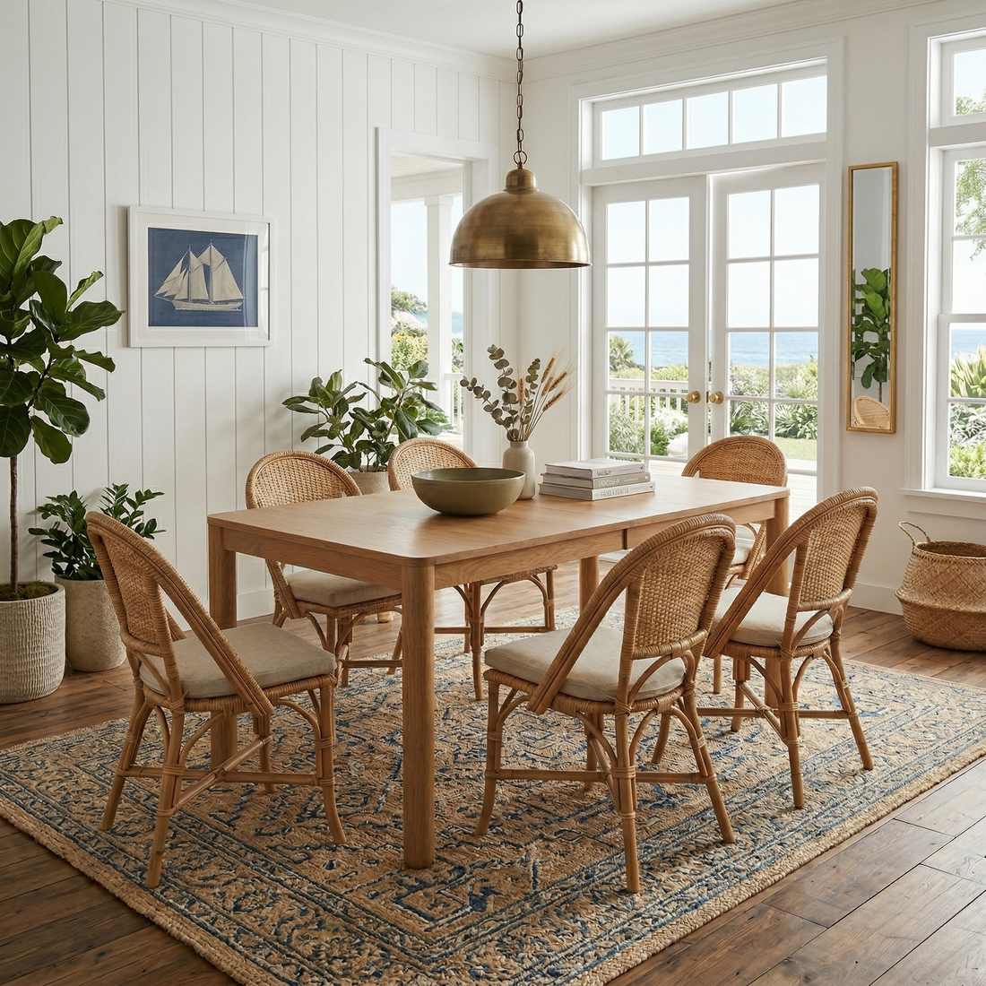 Hoosier Timbercraft Albion White Oak Dining Table